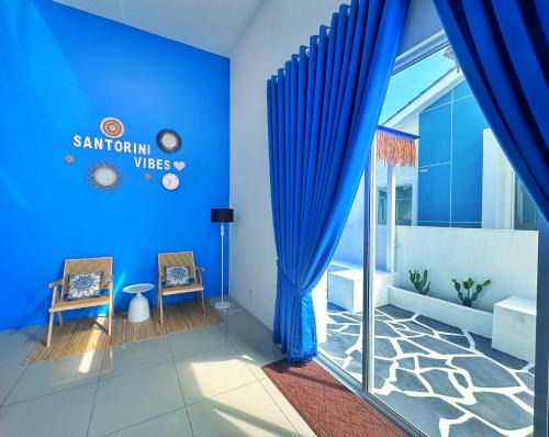 Tasek Gelugor House | Santorini Vibes Penang - Tasek Gelugor
