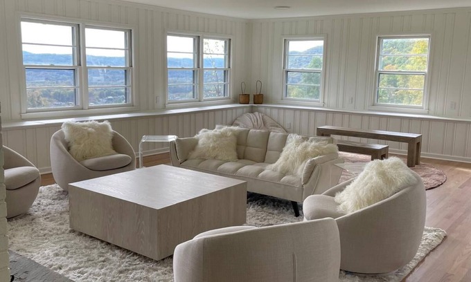 Amenia House | Scenic Overlook Home next to Silo Ridge