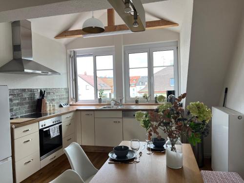 Loerrach Apartment | Schöne Altbauwohnung mit großer Dachterrasse für bis zu 8 Personen