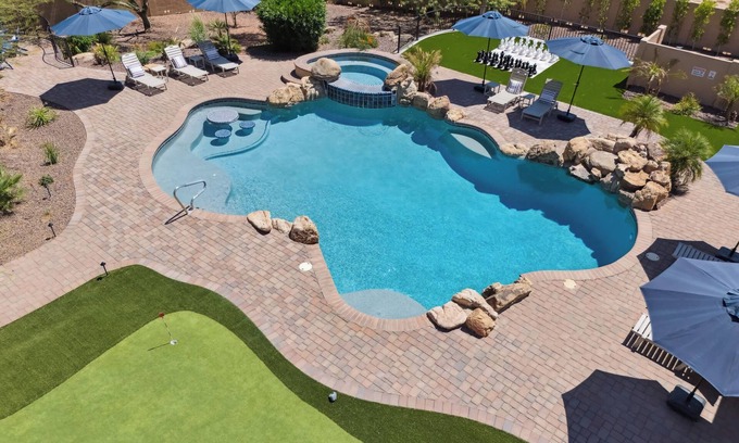 Rio Verde Foothills House | Scottsdale Rose: Heated Pool, Pickleball, Cold Plunge, Sauna