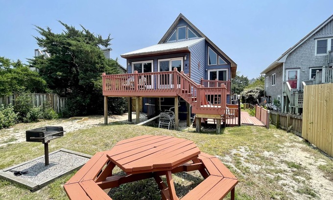 Ocracoke House | SeaClusion II: Two-story vacation rental duplex