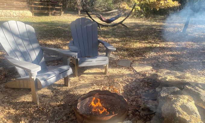 Paluxy Cabin | Secluded Escape with a hot tub, surrounded in nature