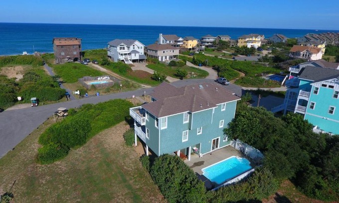 Duck House | Semi-Oceanfront, Ocean Views, Private Pool, Hot Tub, CI1, Ocean View