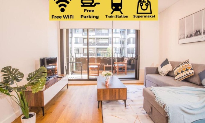 Leichhardt Apartment | Serene Leichhardt 2bed2bath APT (Lewisham Station)