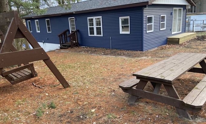 Silver Lake Cottage | Silver Lake Cottage. 1 Mile from Sand Dunes. Quiet Street. Sleeps 12-14.