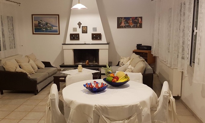 Stylida Villa | Silver Villa Raches, Sky, next to the Sea.