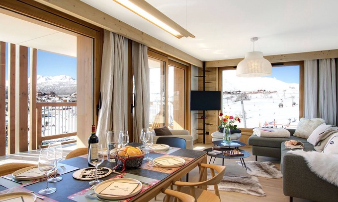 Bergers Condo | Ski aux pieds + piscine & sauna | T3 + cabine