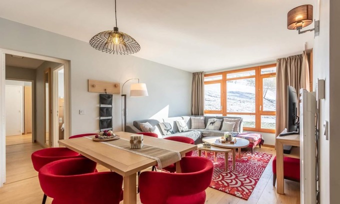 Arc-1800 Apartment | Ski-in/ski-out & foot of the slopes, 7th floor, view ski slopes, fitness, swimming pool, sauna