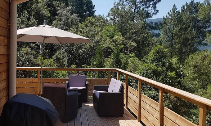 Les Salelles House | South Ardèche les Vans New house with air conditioning