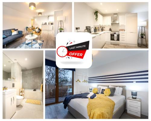 Bushey Apartment | Spacious 2 BR Apartment - 2 Minutes to Station - 10 Minutes to Harry Potter Studios - 30 Minutes to London Euston - Ideal for Families & Business - Free Parking