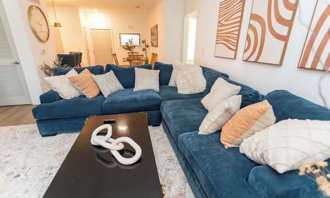 Charlotte Apartment | Spacious 3-bedroom apartment close to Speedway and PNC live Music