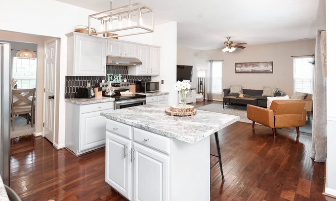 Charlotte House | Spacious 3BR Haven W/ Outdoor Patio & Games!