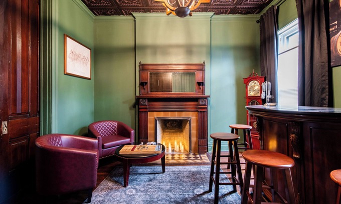 Old Louisville House | Spacious 4-bed House in Louisville with King beds, Bourbon Bar, 2 full kitchens