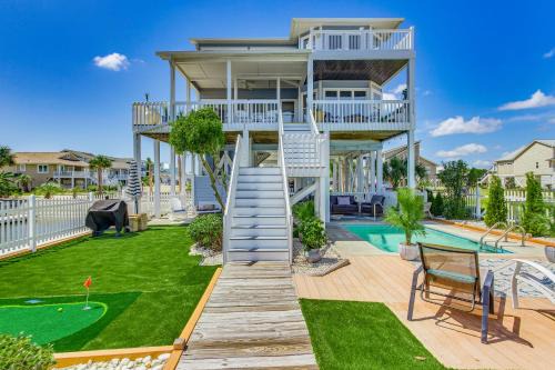 Ocean Isle Beach House | Spacious Home with Boat Dock in Ocean Isle Beach!