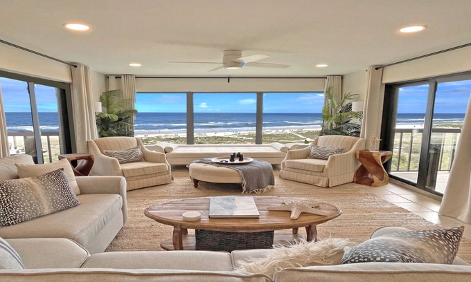 Amelia City Condo | Spectacular condo with 2 king OCEANFRONT bedrooms just steps to the Ritz!