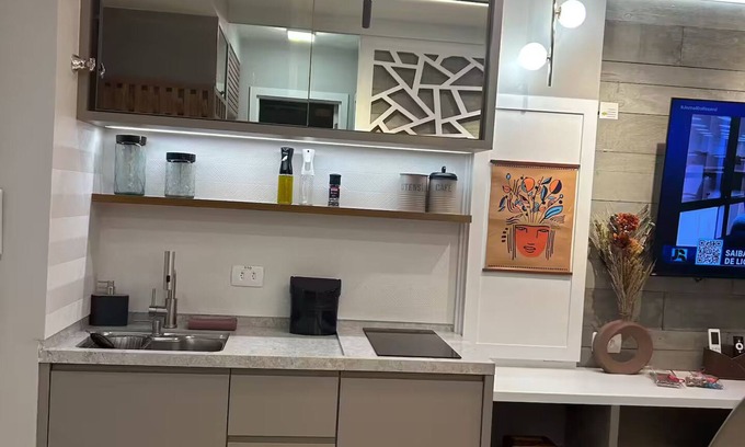 Sao Paulo RV Rental | Splendid, new studio next to Allianz Park