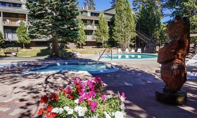 Mammoth Lakes Condo | St. Anton Courtyard View 1-bedroom Condos w/Dry Sauna