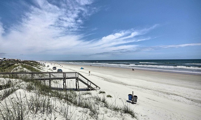 Crescent Beach Apartment | St Augustine Getaway w/Porch: 1 Block to Beach!