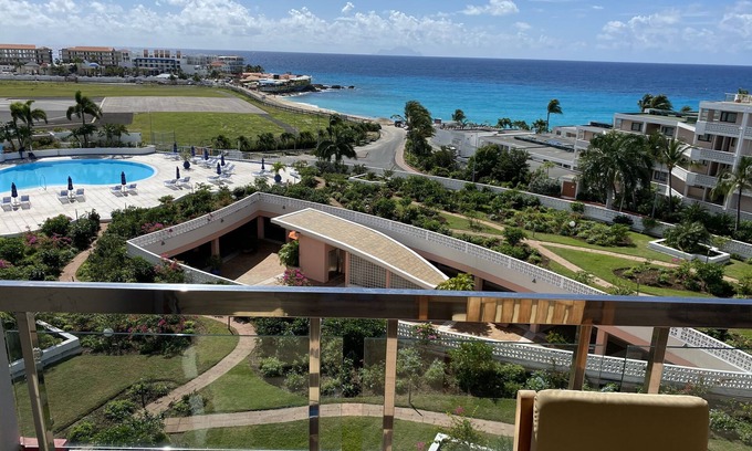Maho Condo | "St. Maarten - Maho" - Beach Across Street - 1 B/R Condo in La Terrasse Building