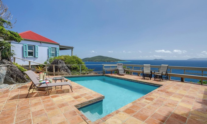 Magens Bay Villa | St Thomas Cliffside Villa With Pool & Hot Tub!