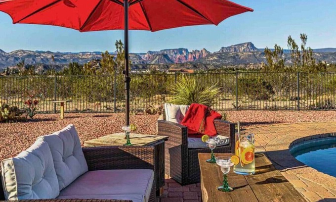 Rimrock House | Stargazers Private Paradise with Pool and Hot Tub!