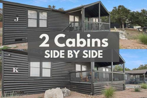 Canyon Lake House | Starlight Horizon 2 Cabins JK - Pet-Friendly Texas Hill Country Cabins Near Canyon Lake - Pool, Stargazing, Sleeps 16