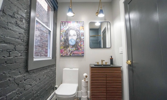 Hackensack River Waterfront House | Steps away from NYC light rail. Easy Commute