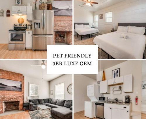 Fort Worth House | Stockyards- 4min Pet Friendly 3BR Luxe Gem