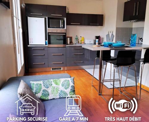 Saint-Cyr-l'Ecole Apartment | Studio 2 pers avec parking proche Versailles Paris