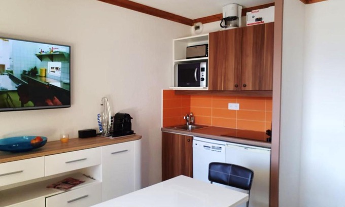 Bergers Apartment | Studio avec piscine privee et balcon amenage a Huez