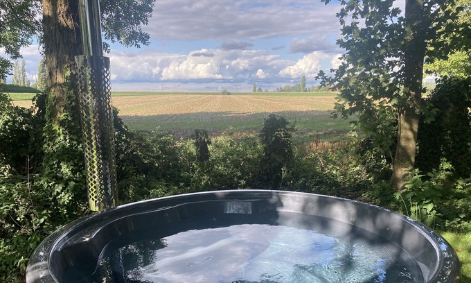 Willems Apartment | Studio Cabane spa et vue sur Champ