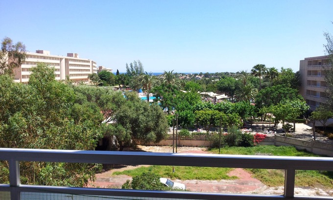 Calas de Mallorca Apartment | Studio Calas de Mallorca (Internet air conditioning sea view) long term rental only
