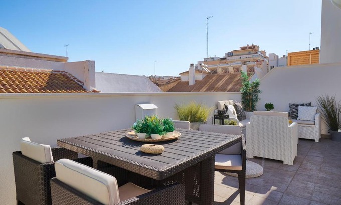 Perchel Sur Apartment | Studio Deluxe with Shared Roof Terrace