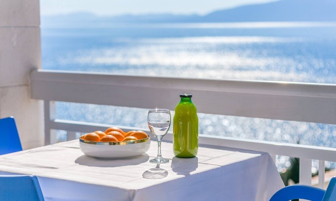 Podaca Apartment | Studio flat with terrace and sea view Podaca, Makarska (AS-6736-b)