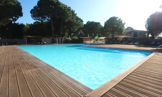 Lecci Apartment | Studio grande piscine dans résidence hôtelière, proche plage