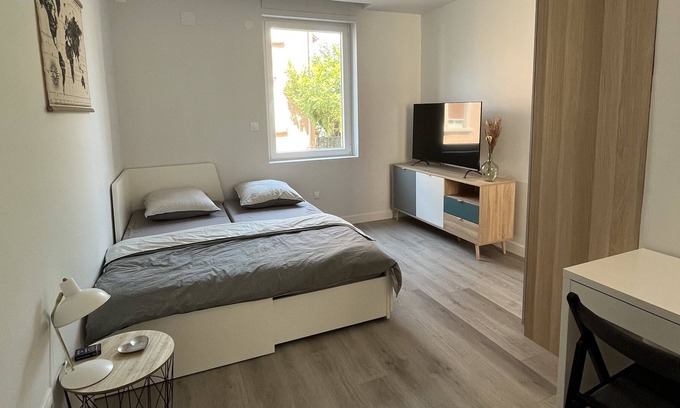 Hoenheim Apartment | Studio Neuf aux Portes de Strasbourg Pour Séjour pro ou Loisir