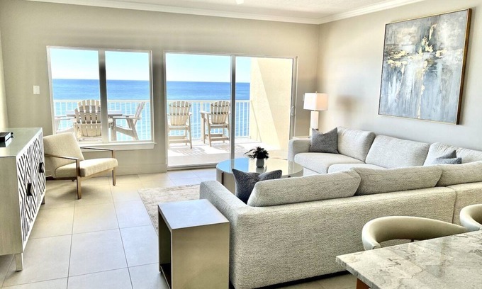 Orange Beach Condo | STUNNING Gulf Front Property! Beach Chair Service Included with Rental!