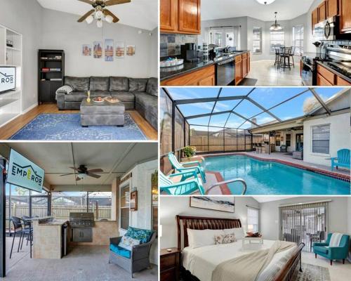 Providence Lakes House | Stunning Heated Pool House for 10 in Brandon, FL