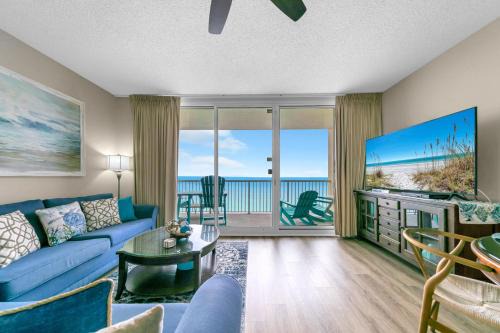 Long Beach Apartment | Stunning Ocean & Sunset Views, Direct Beach Access with 2 King Bedrooms at Panama City Beach, Fl