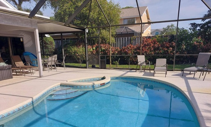 North River Shores Apartment | Stunning Private King studio with screened in Pool,new furniture.Near everything