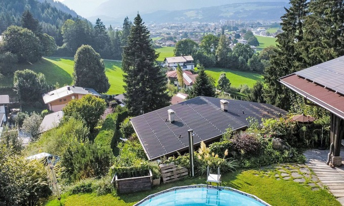 Woergl House | Stunning private villa for 10 guests with hot tub, private pool, WIFI, TV and terrace