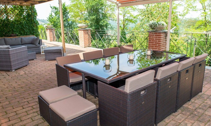 Ovada House | Stunning private villa with private pool, A/C, hot tub, WIFI, terrace and pets allowed