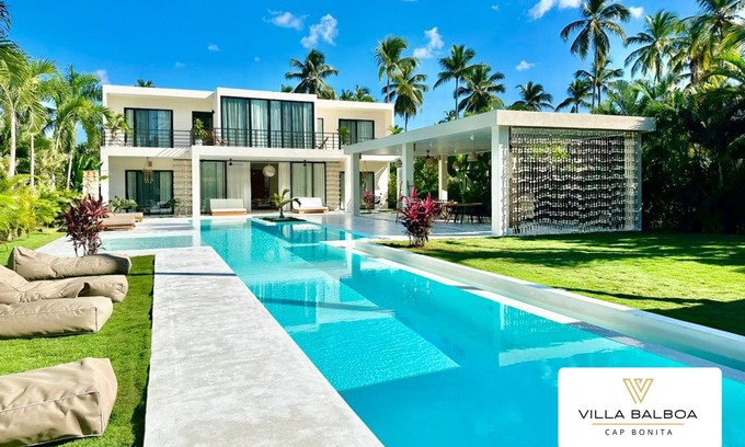 Las Terrenas Villa | Stunning Villa BALBOA @ Cap Bonita - Private Access Playa Bonita & Coson