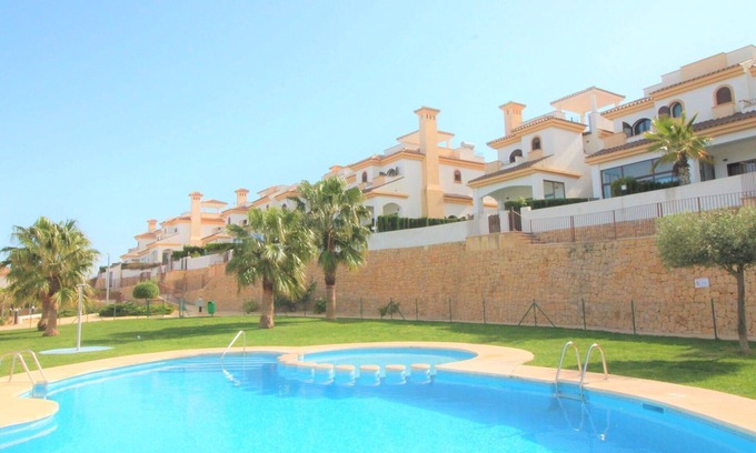 Polop House | Stunning villa for 6 guests with WIFI, pool, A/C, TV, patio and panoramic view