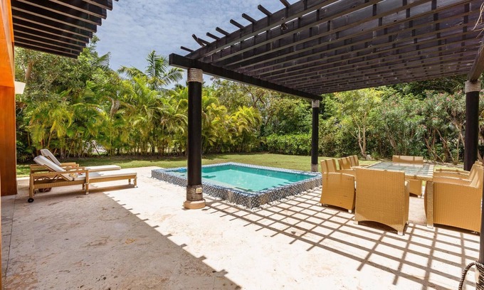 Cap Cana Marina Apartment | Stylish Bungalow at Green Village w Pool AB3