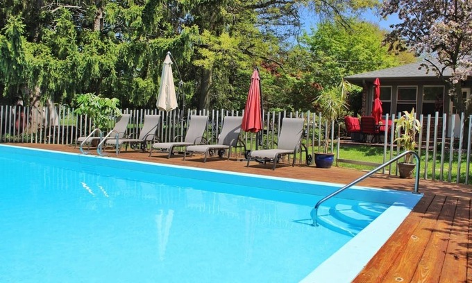 Westside Connection House | Suburban Garden on 1.5 acres with pool and hot tub
