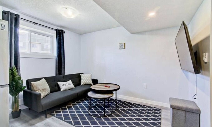 Calgary Apartment | Suite Life by Nose Hill with Parking Firepit