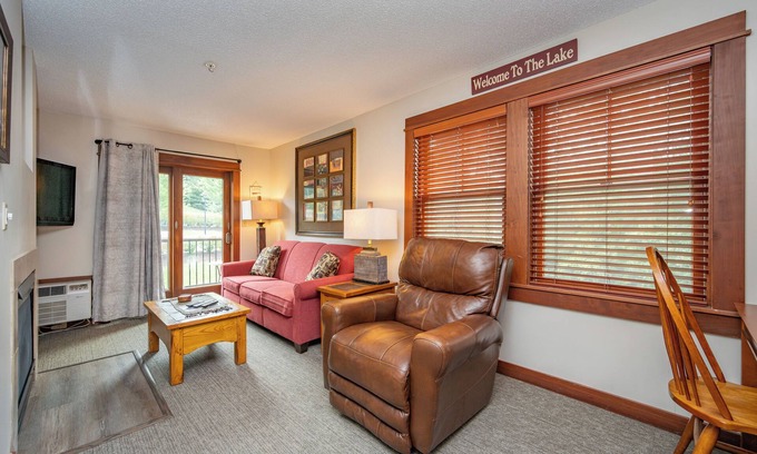 Thayerville Apartment | Suites at Silver Tree A218: One Bedroom Suite, Gas Fireplace, Free WIFI!