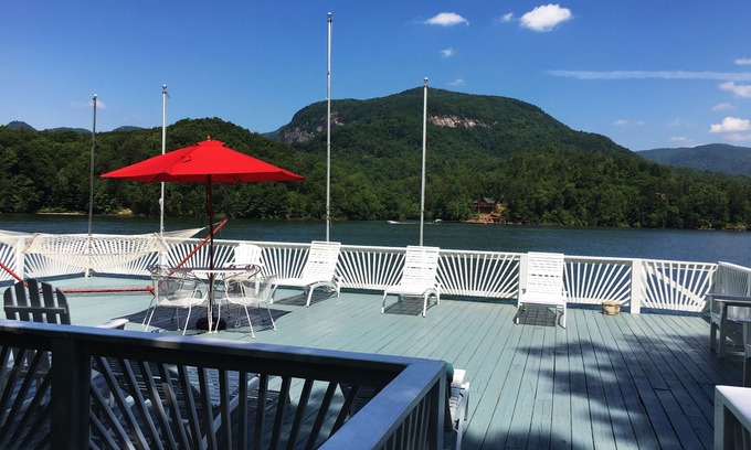 Lake Lure Cottage | Summer Specials! Best Waterfront on Lake Lure. Family Fun!