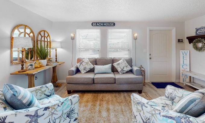 Cortez House | Sunny canal front home with a pool & dock - central location and dogs ok